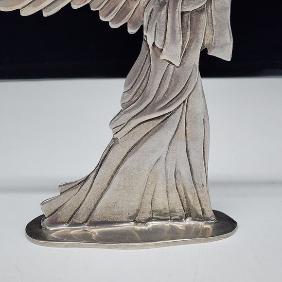 Vintage 1987 Seagull Pewter Canada Angel Figurine Blowing Trumpet - Picture 3 of 9